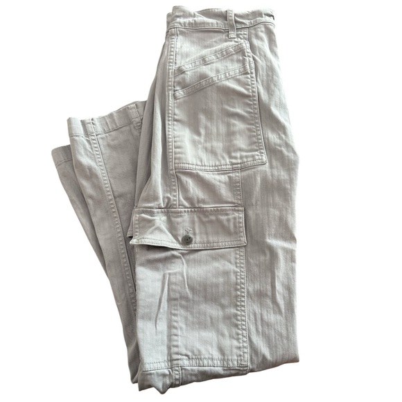 Madewell Gray 90s Straight Cargo Pants, Women, Size 27 - Picture 1 of 3